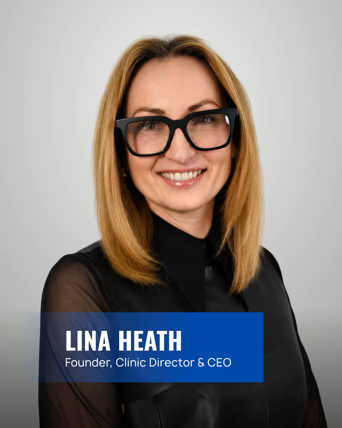 Lina Heath, Founder, Clinic Director & CEO of PRIME Clinics